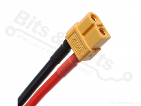 Voedingsconnector XT60 female met 12AWG kabeltje